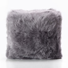 Bowron Double Sided Sheepskin Cushion, 35 X 35Cm in Brown