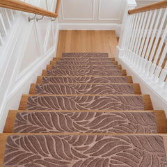 15pcs Set of 65X20Cm Anti Slip Stair Step Pad, Bottom Anti Slip, Detachable And Washable Step Pad, Suitable for Household Use