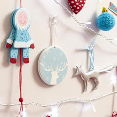 Command Decorating Clips, Pack of 20 Mini Hooks and 24 Small Strips, Transparent - Hanging Clips for Decorations and Fairy Lights, Wall Adhesive - Damage Free