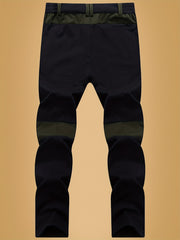 Autumn And Winter Outdoor Fleece Warm Elastic Assault Pants Men'S Soft Shell Trousers Wear-Resistant Hiking Pants