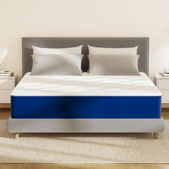 25cm Firm Mattress Suitable for Side Sleepers with 7-Zone Memory Foam, Multi-Layer Cooling Bed Topper & Durable Base, Individually Boxed for Easy Installation - for Back, Suitable for