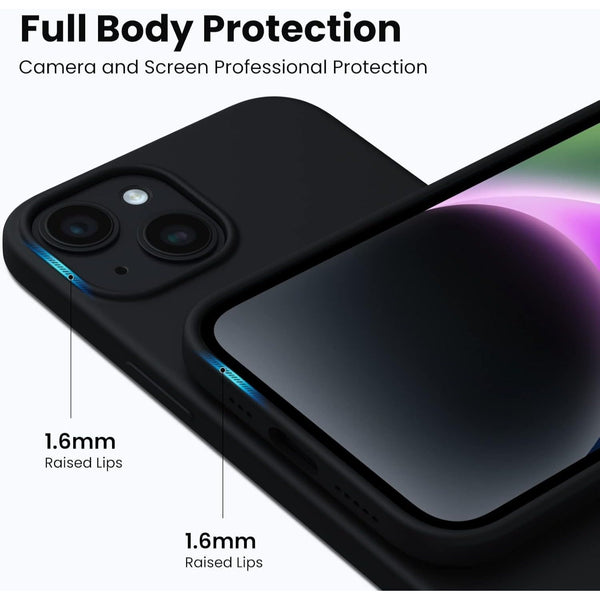 Case For iPhone 16 Pro Max Plus 15 Pro Max Plus 16e (2025) 14 Pro Max Plus 13 Pro Max Mini 12 Pro Max Mini 11 Pro Max Black Shockproof Phone Cover