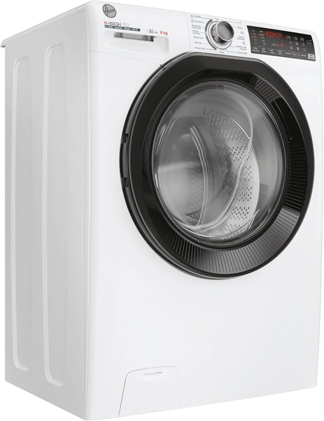 Hoover H-WASH 350 9Kg Freestanding Washing Machine, 1400 RPM, a Rated, Eco-Power Inverter Motor, Hon App, 60 Programmes, Eco Doser, Power Care System, White, 60X53X85 Cm - H3WPS496TAMB6-80