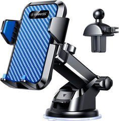 VANMASS BEST Car Phone Holder 2025 【85+ LBS Strongest Suction & True Military-Grade】 Rotatable Universal Mobile Phone Mount Dashboard Windscreen Vent Automobile for Iphone 16 Pro Max 15 14 13 Samsung