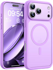 TOCOL Magnetic for Iphone 17 Pro Max Case 6.9-Inch, Compatible with Magsafe, Full Camera Protection, Built-In Magnetic Ring, Drop Protection Shockproof Translucent Matte Phone Cover