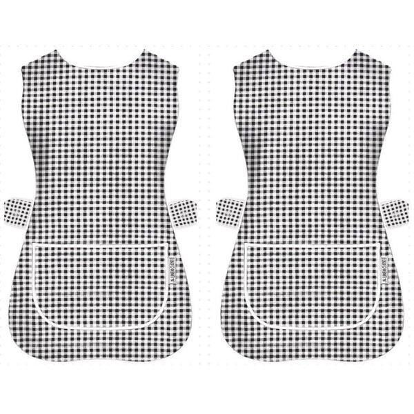 Pack of 2 Tabard Apron | Aprons for Men, Women, and Ladies | Professional Cooking Aprons with 2 Pockets | Adjustable Kitchen Apron for Baking, BBQ, Grilling, Gardening, Crafting, Cleaning, Painting, Barista, Restaurant Work | Cute & Stylish Gift Apron for