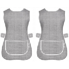 Pack of 2 Tabard Apron | Aprons for Men, Women, and Ladies | Professional Cooking Aprons with 2 Pockets | Adjustable Kitchen Apron for Baking, BBQ, Grilling, Gardening, Crafting, Cleaning, Painting, Barista, Restaurant Work | Cute & Stylish Gift Apron for