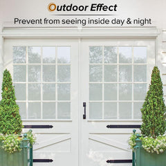 Rabbitgoo Window Film Privacy Film for Glass Windows, Frosted Glass Sticker Static Cling without Glue for Bathroom Home Office Matt 44.5X200 Cm