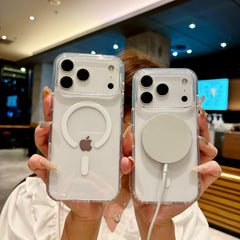 Phone Case: Suitable for iPhone 17 Promax/Pro/ Air, 16 Plus, 15, 14 Pro Max, 13, 12, 11 and Samsung Galaxy S22/23/24/25 Plus Ultra FE.A Perfect Gift for Friends, Boyfriend, Girlfriend or Family. Simple Shockproof Acrylic Transparent Magnetic Phone