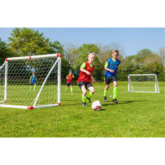 Samba 6' X 4' Football Goal Set with Carry Bag and Bibs