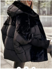 Women's Loose-Fit New Patchwork -Padded Coat for Autumn & Winter