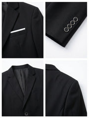 Tongtongbang Selection: Men's High-End New Style 2-Piece Suit Set (Jacket and Trousers) Suitable for Formal Occasions and Banquets