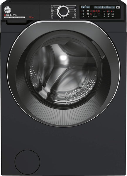 Hoover H-WASH 500 10Kg Freestanding Washing Machine, 1400 RPM, a Rated, Eco‑Power Inverter Motor, Hon App, 60 Programmes, Care Dose, Power Care System, Black, 60X59X85 Cm ‑ HW 410AMBCB/1-80
