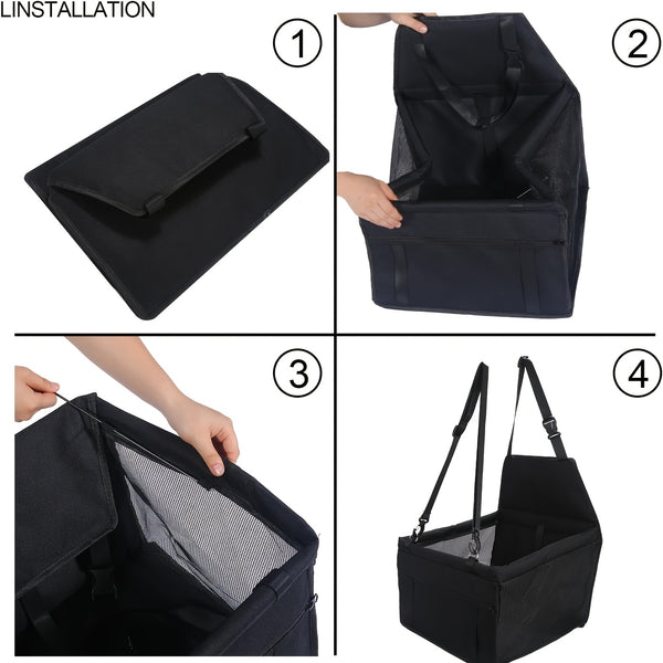 Pet car seat breathable mesh anti-dirt and anti-bite car pad pet supplies, one random color