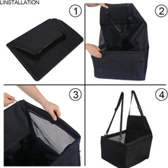 Pet car seat breathable mesh anti-dirt and anti-bite car pad pet supplies, one random color