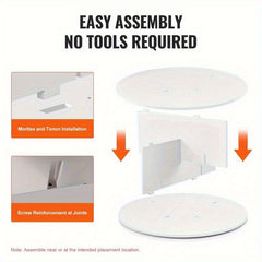 5/7 Tier Rotating Shoe Rack- 360° Spinning Floor Stand With Shelves For Home & Dorm, Easy Assembly, Durable PVC Material, Versatile Storage