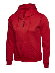 Uneek Clothing UC505 Ladies Classic Full Zip Hooded Sweatshirt - Double Fabric Hood | Brushed Lining, Casual Top for Women | Suitable for Everyday or Work Wear