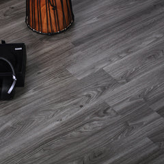 36pcs Vinyl Flooring Planks-Dark Gray, High-grade Wear-resistant Flooring Tile, 5 Square Flooring Attached To Kitchen Bathroom Household Floor Tiles, Back Glue, That Is, Peel and Stick, Wear-resistant,91.5*15.2*0.2cm/36.02*5.98*0.7inch.