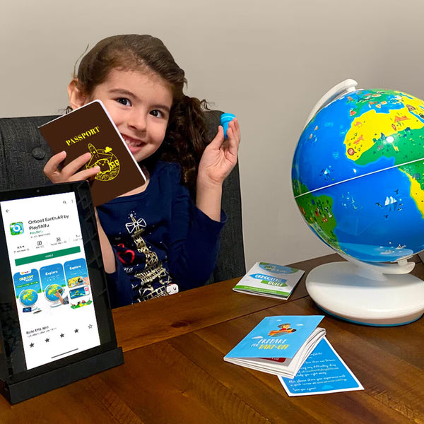 Playshifu Orboot Earth: Interactive AR Globe for Kids (4+ Years)