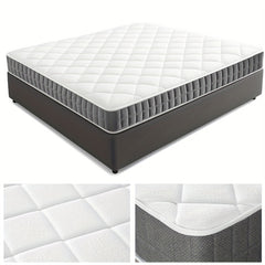 20cm Medium-Firm Spring Hybrid Mattress with Pocket Springs - Individually Responsive, & Motion Isolation, Single/Small Double/Double/King/Super King Bed Sizes, Mattress in a Box (No Heavy Lifting) for Home & Hotel