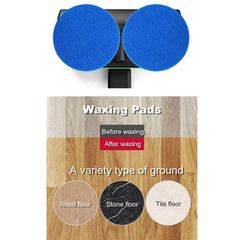 Electric Cordless Mop with Spinning Polisher & Scouring Pads - 360° Rotating Head, Dual-Speed Control, Ergonomic Handle & Telescopic Pole for Hardwood, Tile, PVC Floors - Wet/Dry Cleaning, Scratch-Free Surface Safe, Cordless & Portable Design for Ho