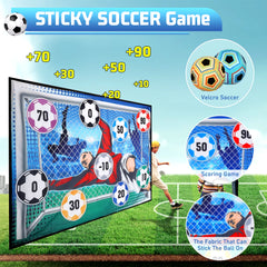VATOS Football Ball Game Set for Kids Indoor Outdoor Soccer Train Sport Game Foldable Toys for 3 4 5 6 7 8 Years Old Boys Girls