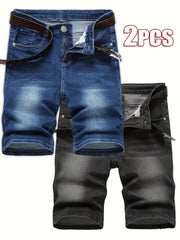 Two-Pack Men's Denim Shorts