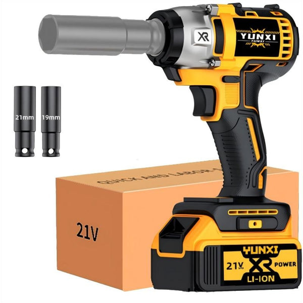 Wireless Electric Impact Wrench, Lithium Electric Wrench Set - Multifunctional Tool Set, Portable, Suitable For Car Maintenance, Furniture And Scaffolding Installation, A Gift Of Electric Tools For Husbands