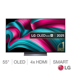 LG OLED55C55LA.AEK 55 Inch OLED 4K Ultra HD Smart TV