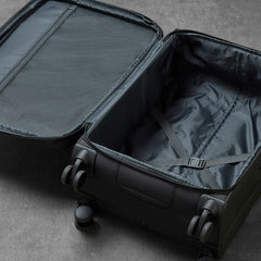 Rock Harper 2 Piece Softside Cabin and Holdall Luggage Set in Black
