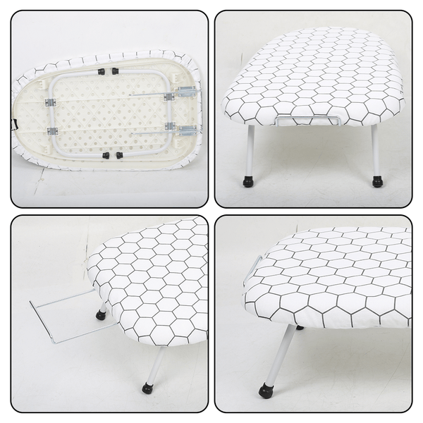 A Compact, Foldable Ironing Board Measuring 66X40Cm, Easy to Store And Lightweight, Making It Ideal for Small Living Spaces Like Apartments And Dorms. It Features Adjustable Height for Convenience