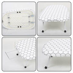 A Compact, Foldable Ironing Board Measuring 66X40Cm, Easy to Store And Lightweight, Making It Ideal for Small Living Spaces Like Apartments And Dorms. It Features Adjustable Height for Convenience