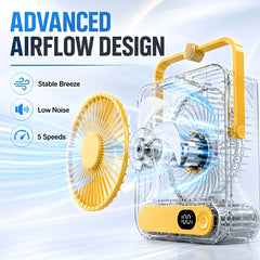 Mini USB Desk Fan with Strong Airflow, Adjustable Angle And Quiet Operation for Office, Home And Student Dorm