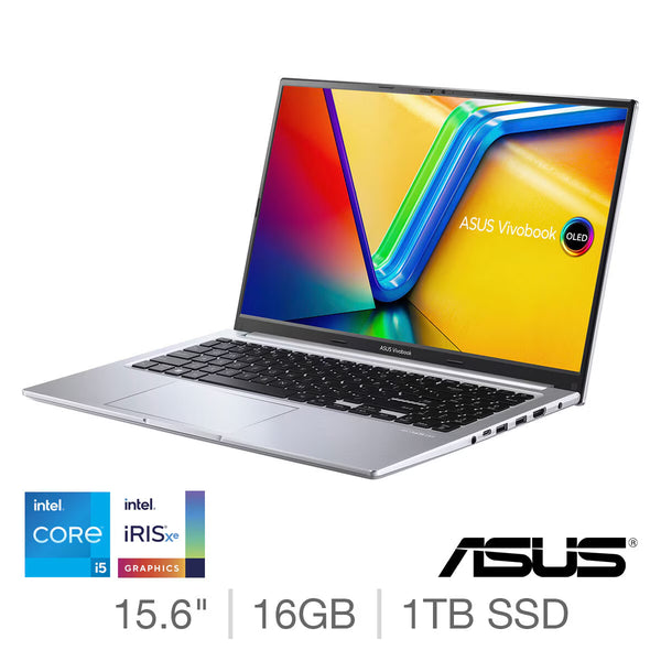 ASUS Vivobook, Intel Core I5, 16GB RAM, 1TB SSD, 15.6 Inch OLED Laptop, X1505VA-MA577W