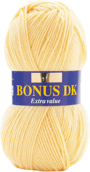 Sirdar Hayfield Bonus DK Double Knitting, White (961), 100G