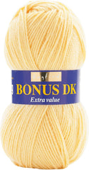 Sirdar Hayfield Bonus DK Double Knitting, White (961), 100G