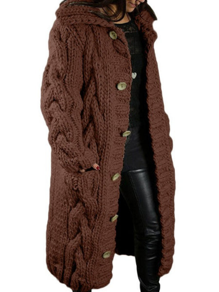 2025 New Fashionable Loose Cardigan for Women in Europe And America, Casual Long Sweater Jacket