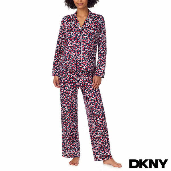 DKNY Women'S Notch Collar Pyjama Set