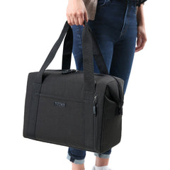 Titan 25 Can Insulated Carry-All with 2 High Performance Ice Walls in Black