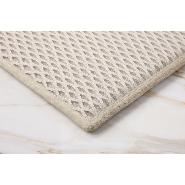 Paramount Memory Foam Plush Bath Mat in Cream, 60 X 91 Cm