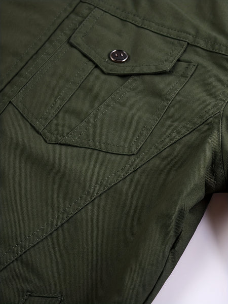 Men's Tactical Jacket with Multiple Pockets, Practical Workwear Style Coat