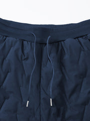 Men's 2pcs Casual Set: Fleece-Lined Thickened Jacket and Pants. Heavyweight Winter Sportswear with Zippered Cardigan Jacket, Fleece-Lined Warm Outerwear, Lamb's Lining. Matching Couple's Outfit for Men and Women. Leak-Proof Top and Pants with Elastic