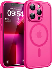 TOCOL Magnetic for Iphone 17 Pro Max Case 6.9-Inch, Compatible with Magsafe, Full Camera Protection, Built-In Magnetic Ring, Drop Protection Shockproof Translucent Matte Phone Cover