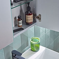 Tavistock Endure 2 Door Mirror Cabinet, 65 X 65 X 13.6 Cm