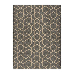 Nourison Horizon Geometric Indoor / Outdoor Rug, 183 X 274 Cm, Charcoal