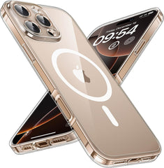 TOCOL Magnetic for Iphone 17 Pro Max Case 6.9-Inch, Compatible with Magsafe, Full Camera Protection, Built-In Magnetic Ring, Drop Protection Shockproof Translucent Matte Phone Cover