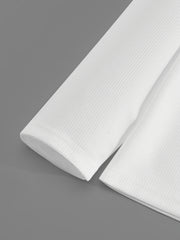 Men's 2pcs Set: Long-Sleeve Shirt and Drawstring Pants - Clean, Comfortable, Breathable