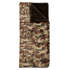 Northwest Cloud Touch Faux Fur Slumber Bag 137 X 142 Cm, Camoflauge