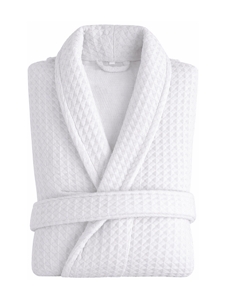 Luxury Waffle Bathrobe for Men and Women 100% Cotton Lightweight Hotel Quality Unisex Dressing Gown Spa Bathrobes