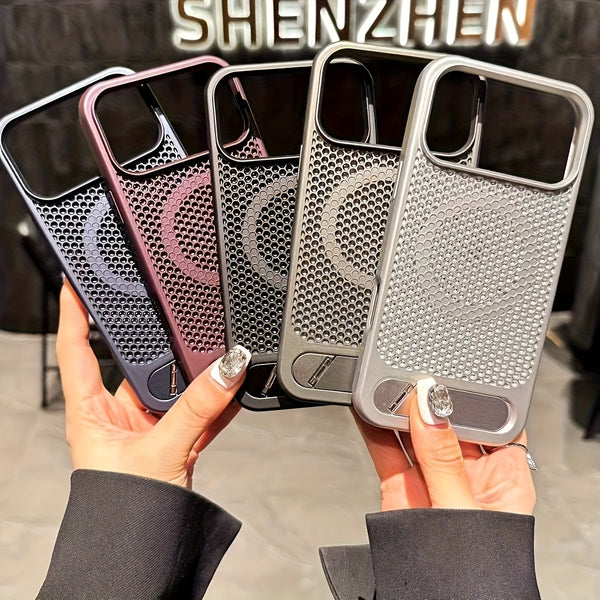 Phone Case - Premium Magnetic Phone Cover for Iphone 17 Pro Max And 16 Pro Max Featuring a Breathable Design for Heat Dissipation, a Durable Electroplated Hard Shell, And Lens Protection, Also Compatible with Model 15